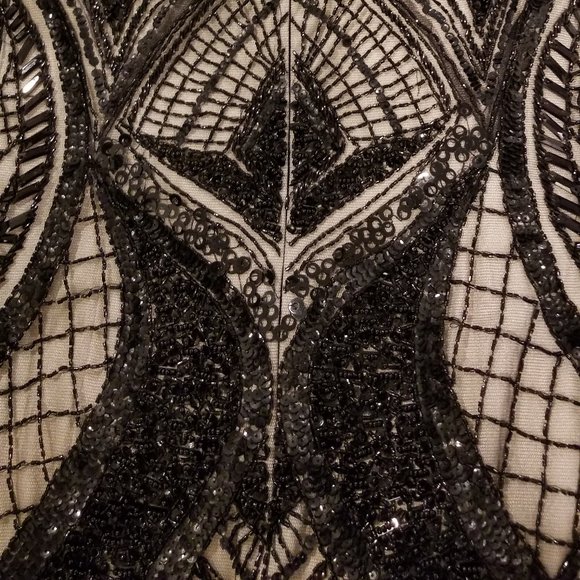 Jasz Couture Black Beaded Gown - Picture 8 of 13